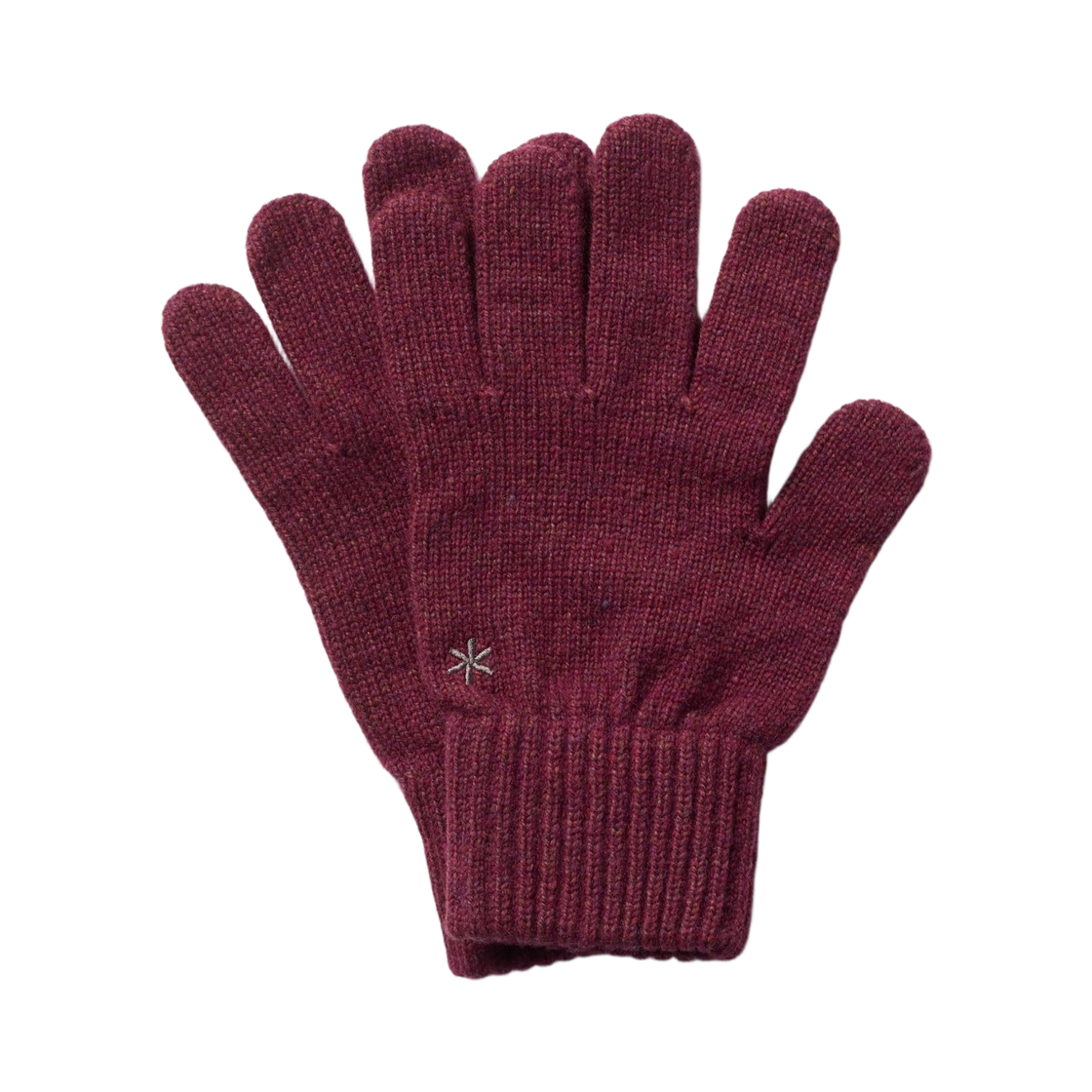 스노우 피크 워셔블 울 니트 글러브 버건디(Snow Peak Washable Wool Knit Gloves Burgundy)