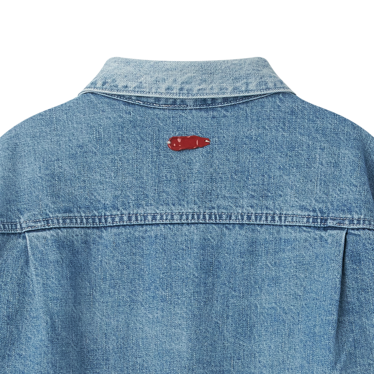 아크릴 데님 박시 자켓 아이스 워시 - 26FW(AKRYL Denim Boxy Jacket Ice Wash - 26FW) - 6