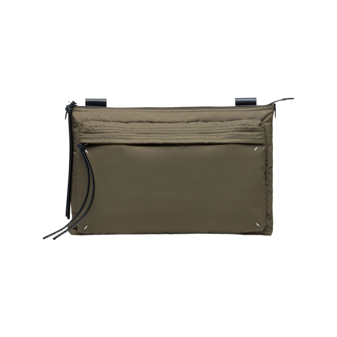 SB1WG0096P9226HB392 Maison Margiela Zip Computer Bag East West Military Green