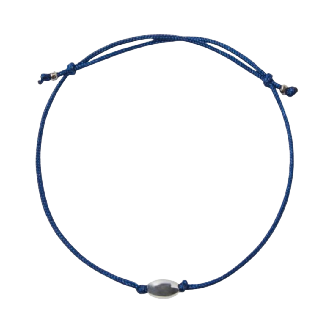 라피씬 쌀알 실팔찌 (네이비컬러) (925 실버)(LA PISCINE Rice Line (Navy) (925 Silver))
