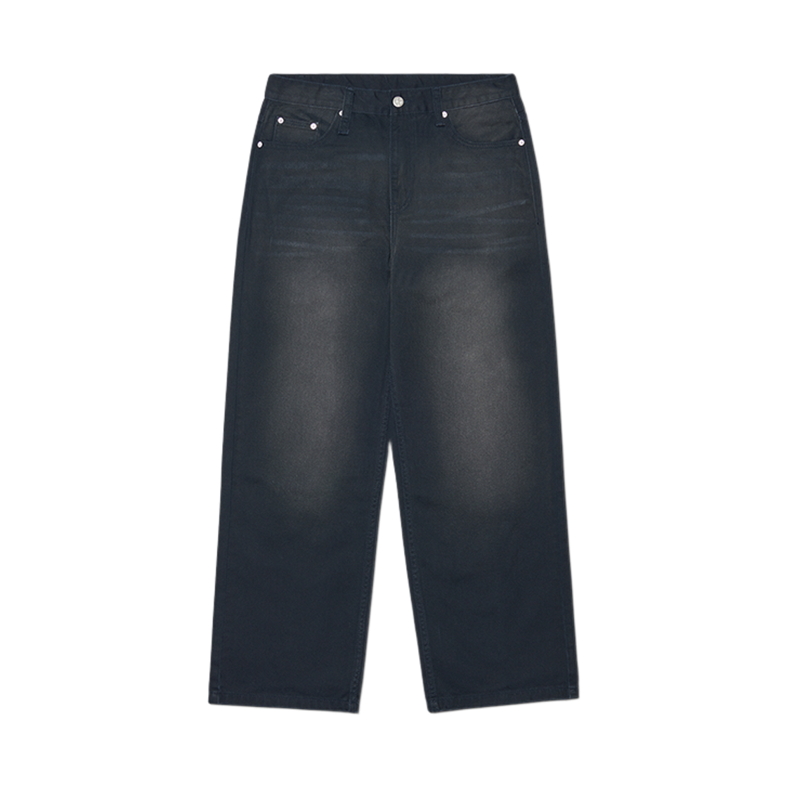 NMWF52PT20WBL NOMANUAL Roomy Loose Washed Pants Washed Blue