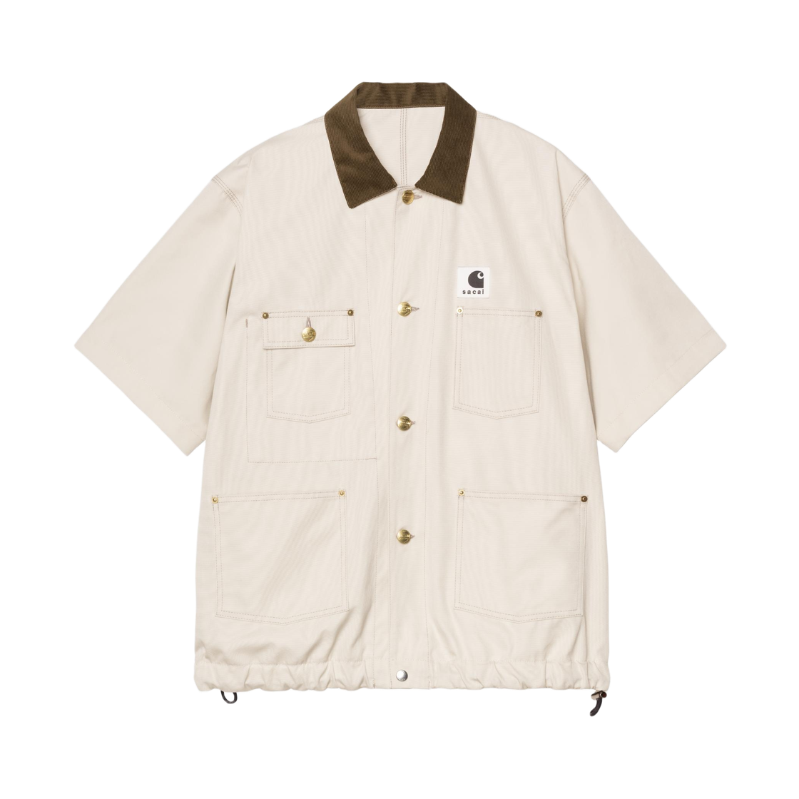 사카이 x 칼하트 WIP 덕 셔츠 아이보리(Sacai x Carhartt WIP Duck Shirt Ivory)