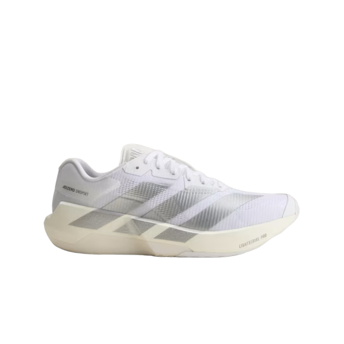 KK1555 (W) Adidas Adizero Dropset Pro Cloud White Silver Metallic