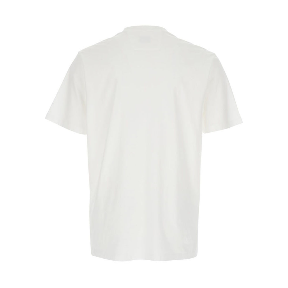 [17% 쿠폰] C.P. 컴퍼니 30/1 저지 로고 라벨 티셔츠 화이트 - 25SS([17% 쿠폰] C.P. Company 30/1 Jersey Logo Label T-Shirt White - 25SS) - 3