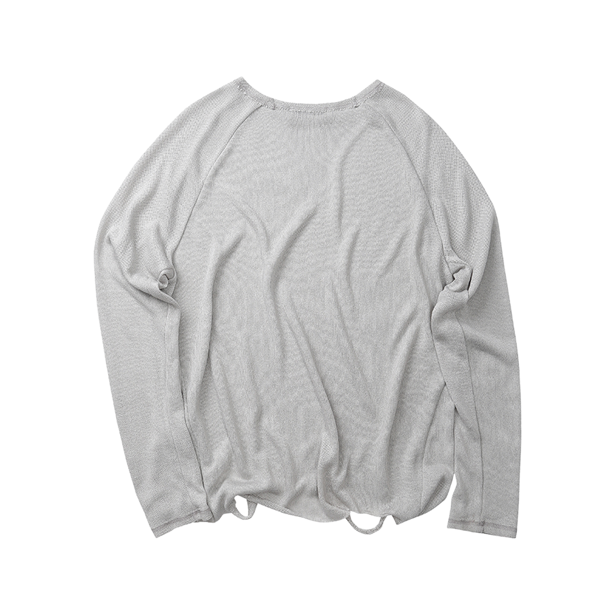 아웃도어서비스 비치 니트 롱 슬리브 - 헤더 그레이(OS Beach Knit Long Sleeve - Heather Grey) - 2