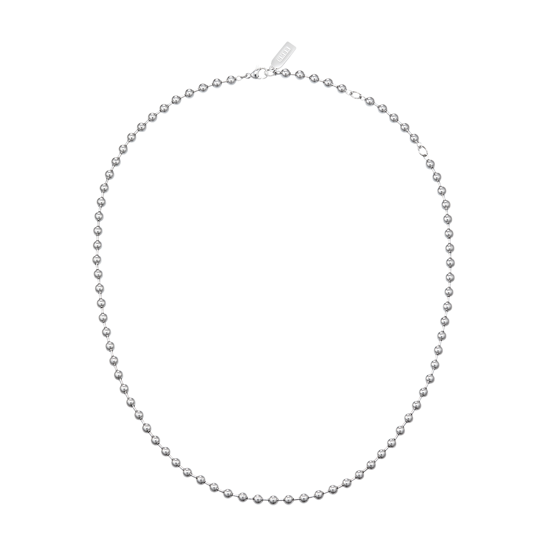 넘버링 #5885 (4mm) 볼 체인 네크리스 실버(NUMBERING #5885 (4mm) Ball Chain Necklace Silver)