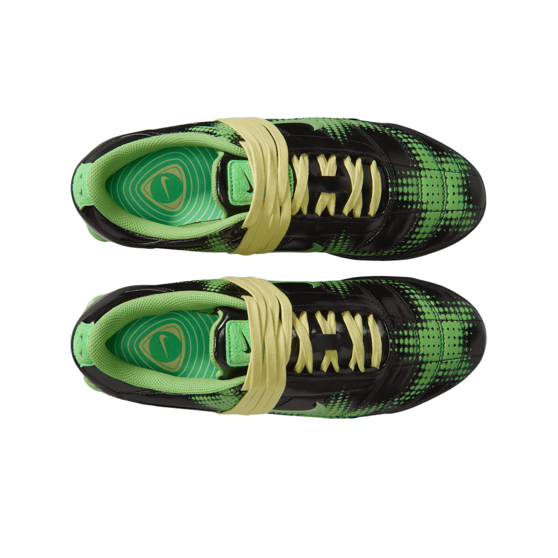 (W) 나이키 토탈 90 샥스 마지마 블랙 앤 옐로우 다이아몬드((W) Nike Total 90 Shox Magia Black and Yellow Diamond) - 2