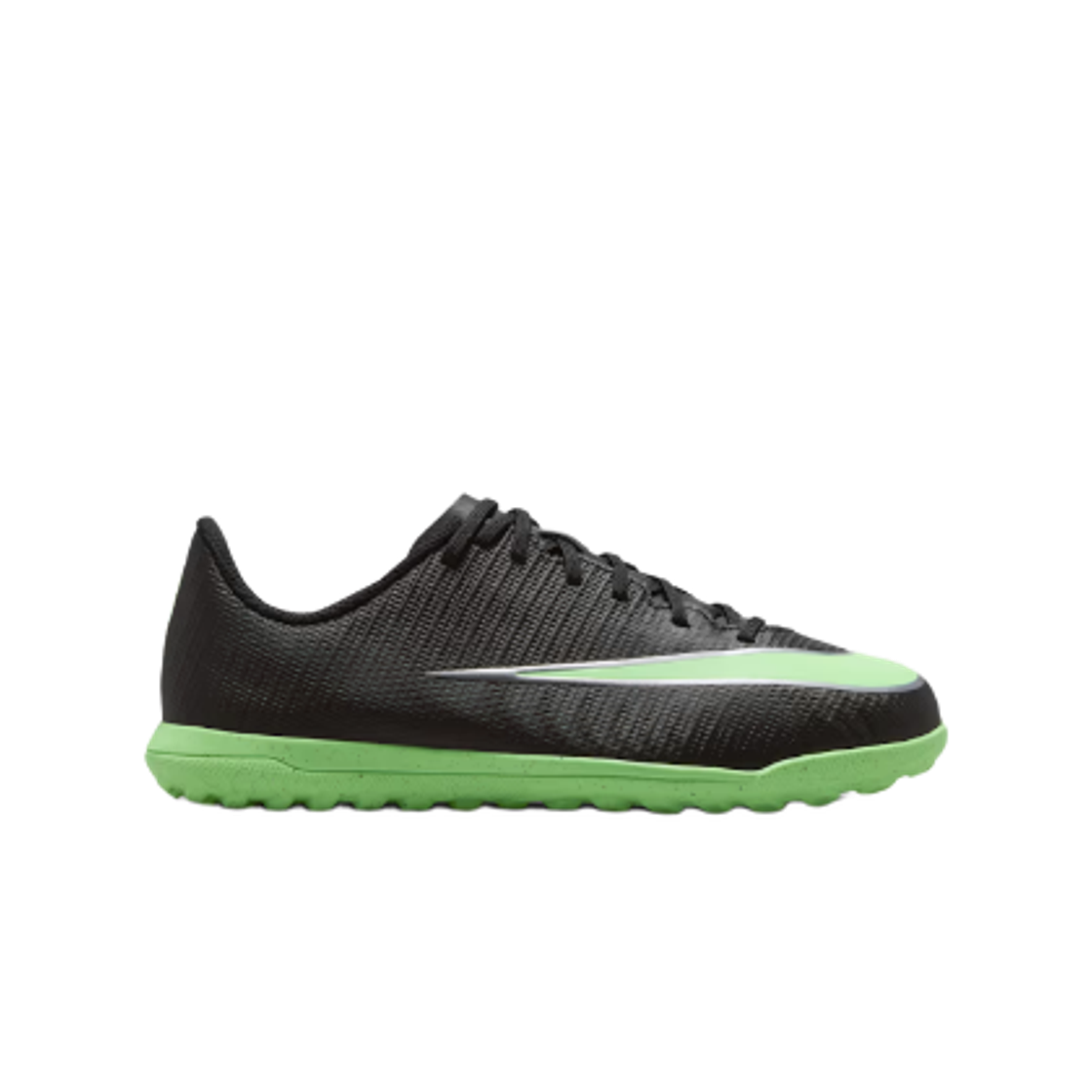 IO1484-001 (JR) Nike Vapor 17 Club TF Black Illusion Green