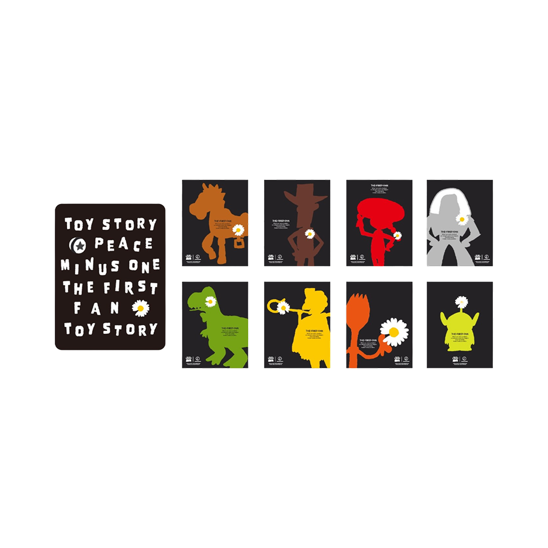 피스마이너스원 x 토이 스토리 더 퍼스트팬 포스트카드 02 (8개 세트)(Peaceminusone x Toy Story The First Fan Postcard 02 (Set of 8)) - 1
