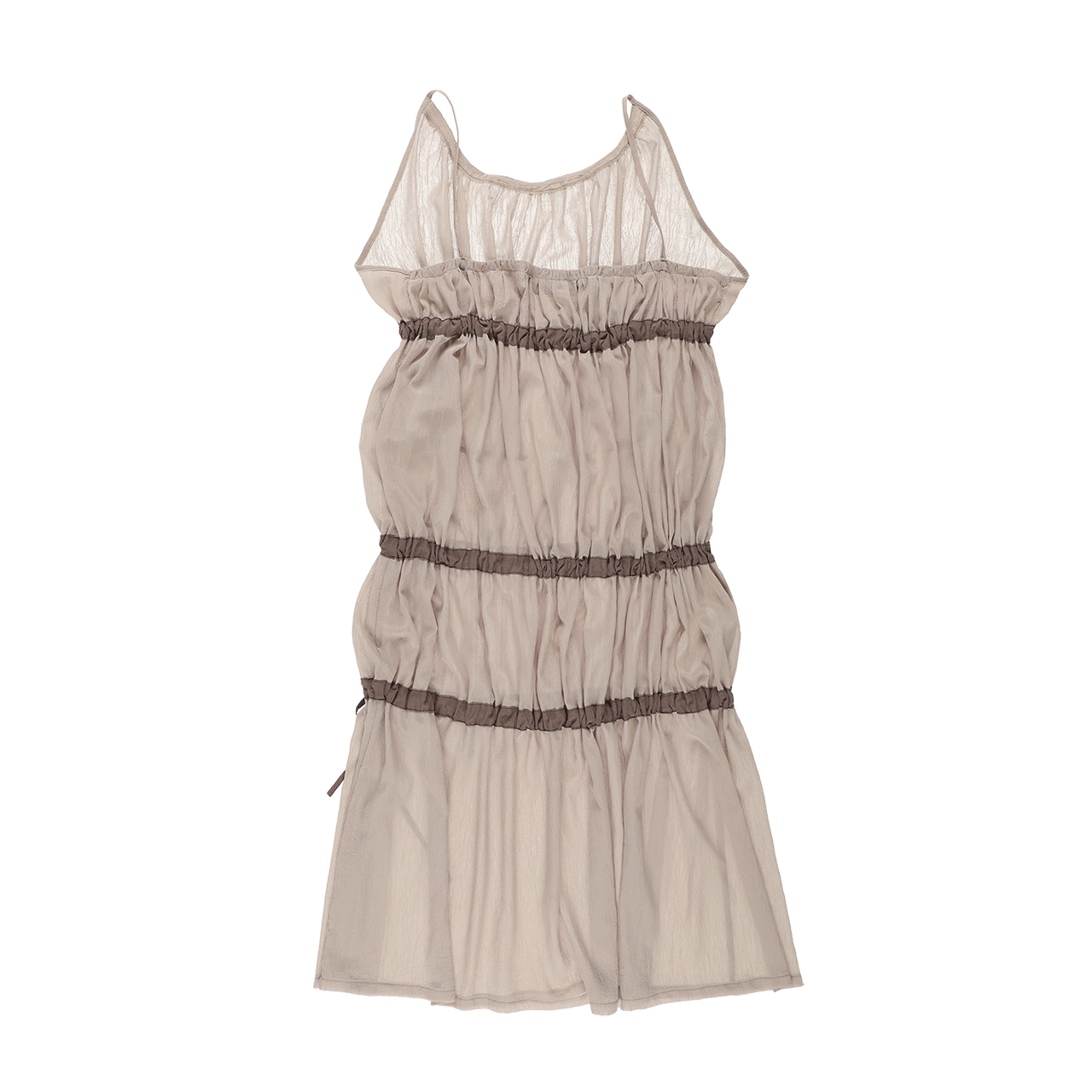 스틸레써디 타이드 셔링 드레스 그레이(Still Lethardy Tied Shirring Dress Grey) - 2