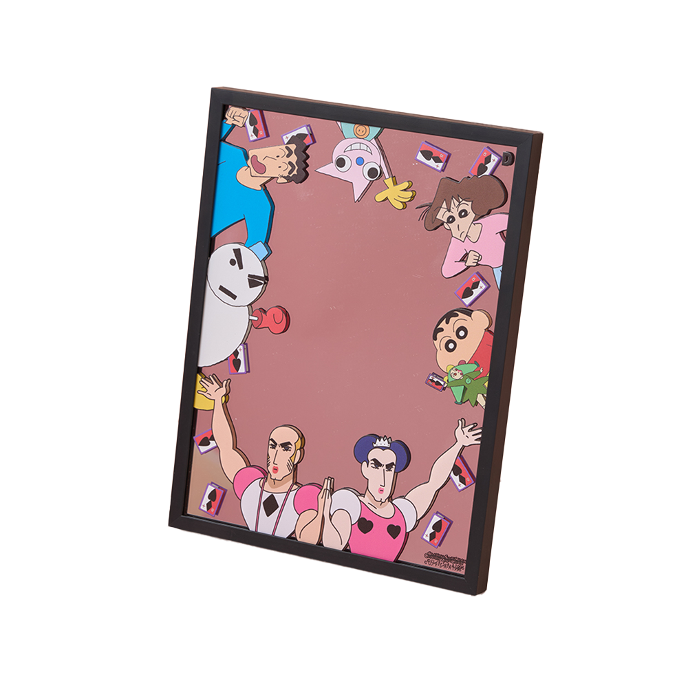 댄꼼마 x 짱구 헨더랜드 중성마녀 와글와글 거울 (A5)(DANCOMMA x Crayon Shin-chan: Adventure in Henderland Androgynous Witch Crowd Design Mirror (A5)) - 3