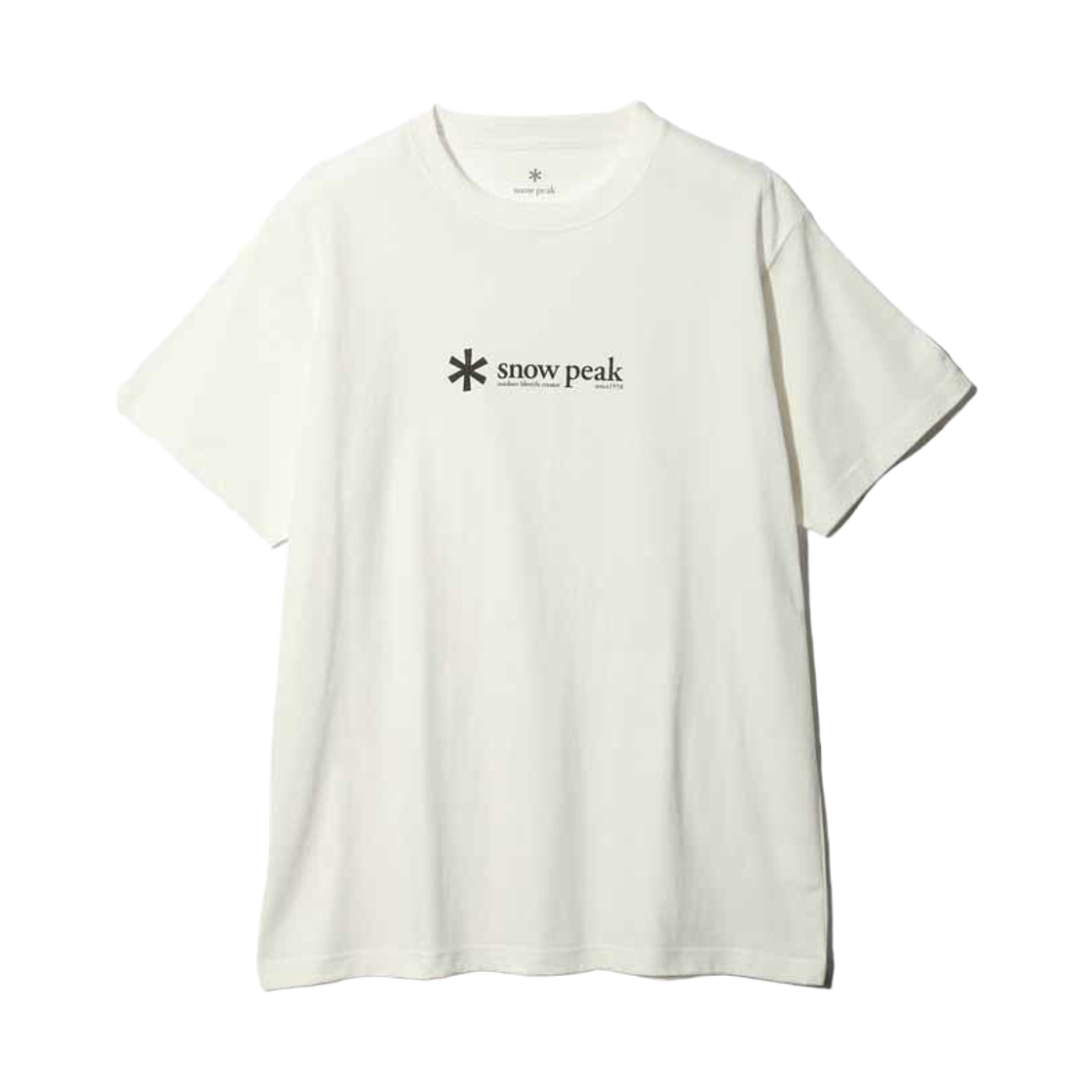 스노우 피크 소프트 코튼 로고 숏슬리브 티셔츠 화이트(Snow Peak Soft Cotton Logo Short Sleeve T-Shirt White)