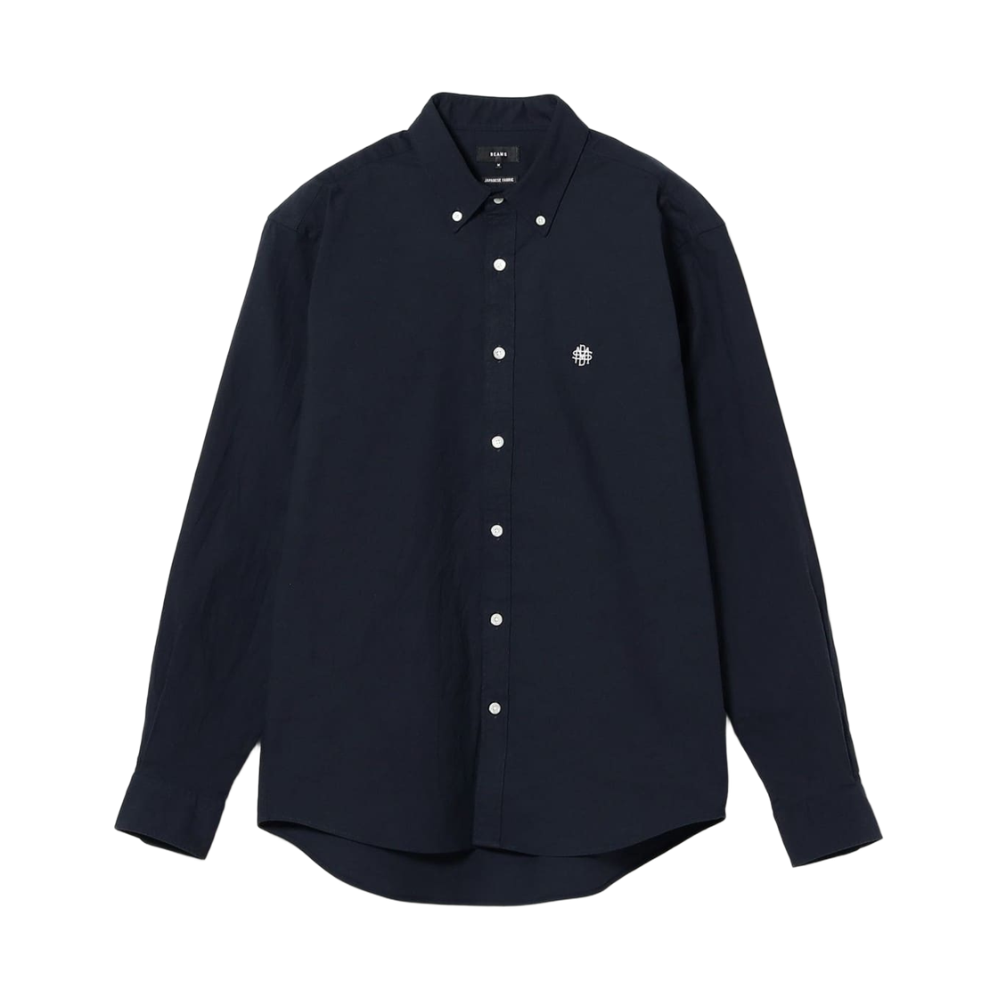 11-11-1251-803 Beams Stretch Oxford Mini Button Down Shirt Navy