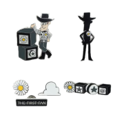Peaceminusone x Toy Story The First Fan Collectable Badge Sealed Case (4 Blind Boxes)