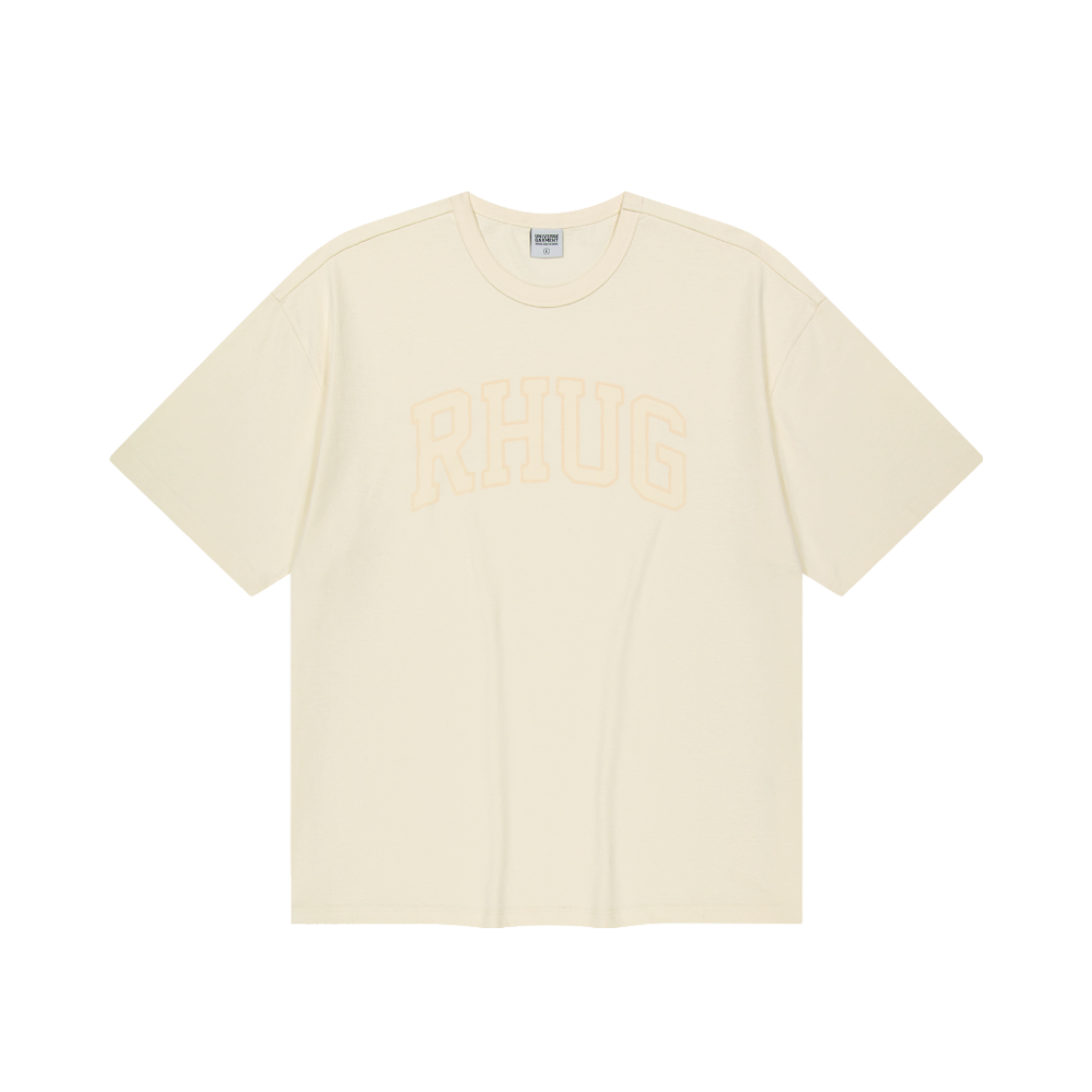유니버스 가먼트 뉴트로 프렙 RHUG 티셔츠 아이보리(UNIVERSE GARMENT Neutro Prep RHUG T-Shirt Ivory) - 1