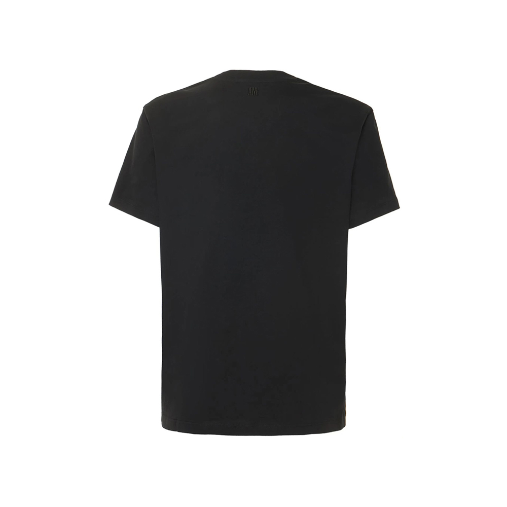 [17% 쿠폰] 아미 스몰 하트 로고 티셔츠 블랙([17% 쿠폰] AMI de Coeur T-Shirt Black) - 3
