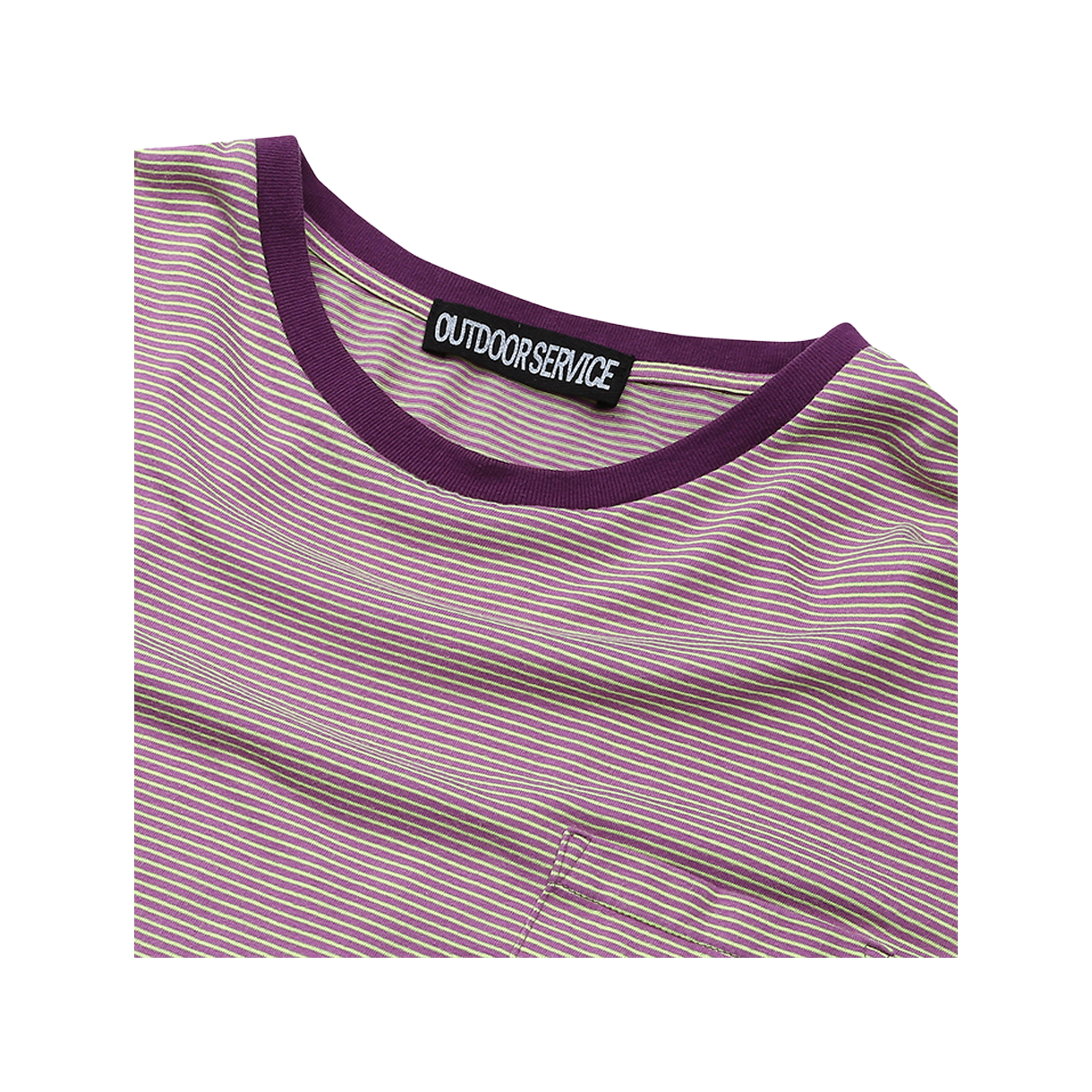 아웃도어서비스 마이크로 스트라이프 포켓 롱 슬리브 - 퍼플(OS Micro Stripe Pocket Long Sleeve - Purple) - 3