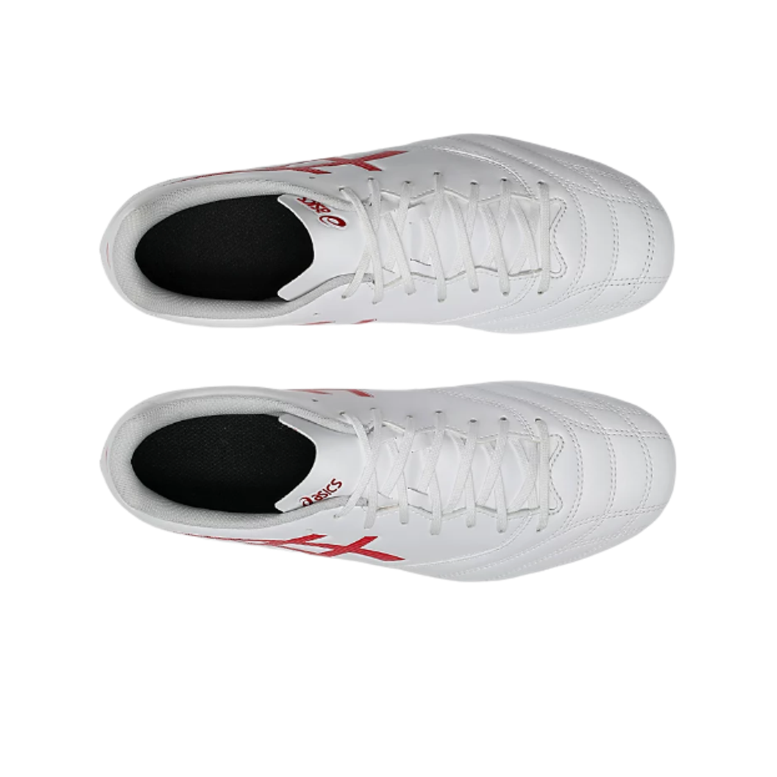 아식스 DS 라이트 클럽 화이트 플래쉬 레드 - 2E 와이드(Asics DS Light Club White Flash Red - 2E Wide) - 2