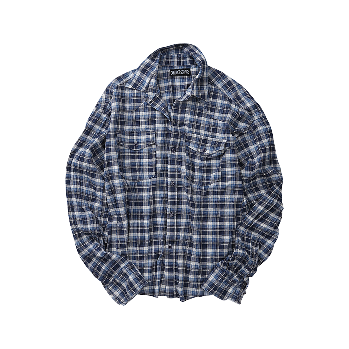 아웃도어서비스 올드 밀 플레드 셔츠 - 블루(OS Old Mill Plaid Shirt - Blue)