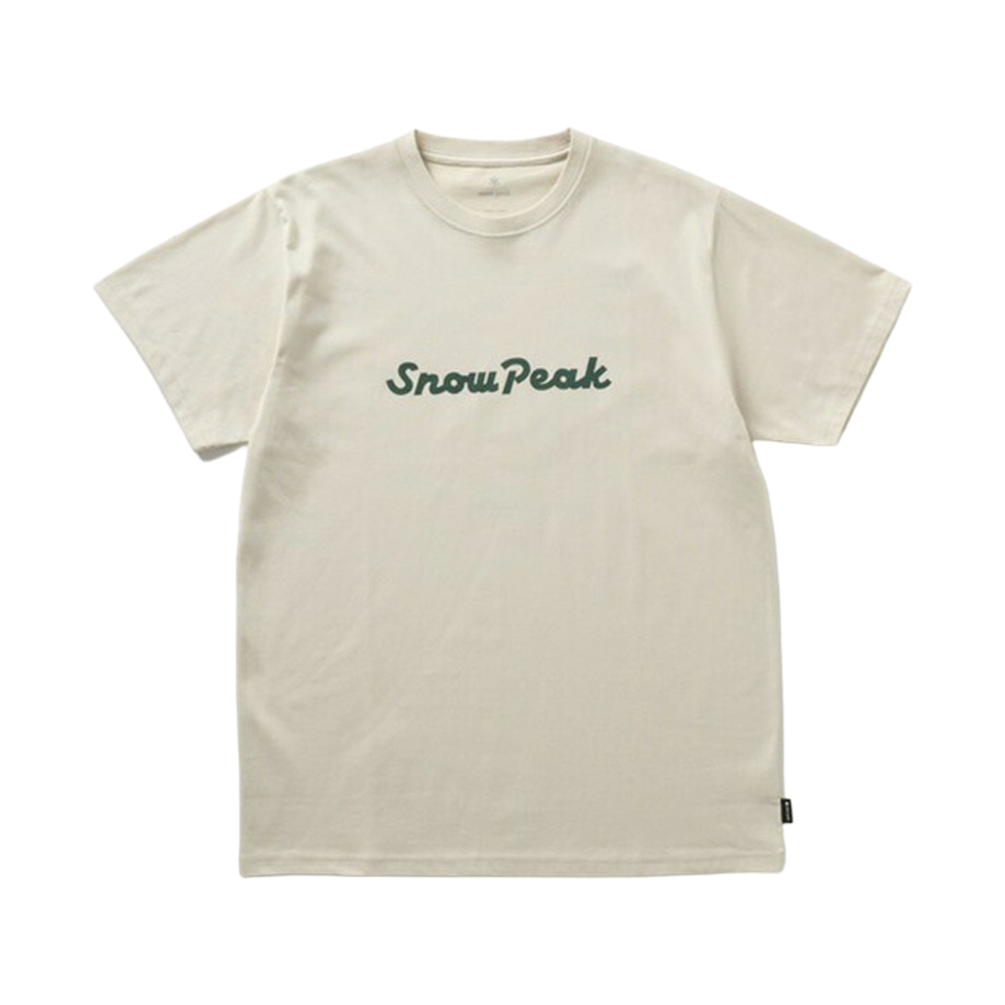 스노우 피크 타이포그래피 티셔츠 아이보리(Snow Peak Typography T-Shirt Ivory)