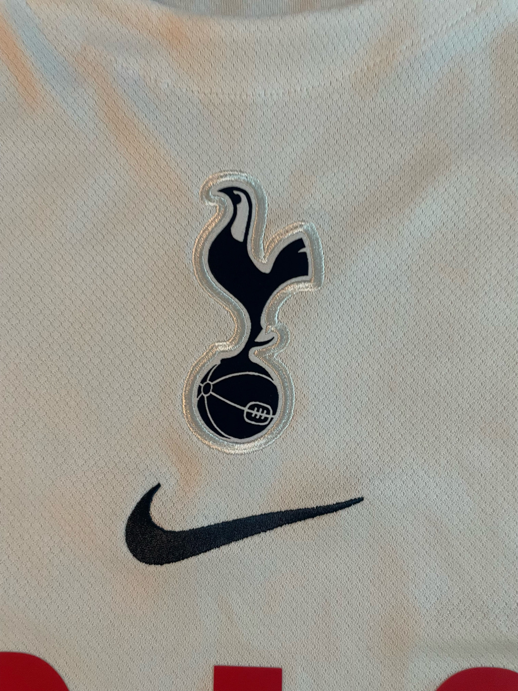 Nike Tottenham Hotspur 2025/26 Stadium Home Dri-Fit Football Replica Jersey White Light Iron Ore (Non Marking Ver.) 착용 스타일 - 5