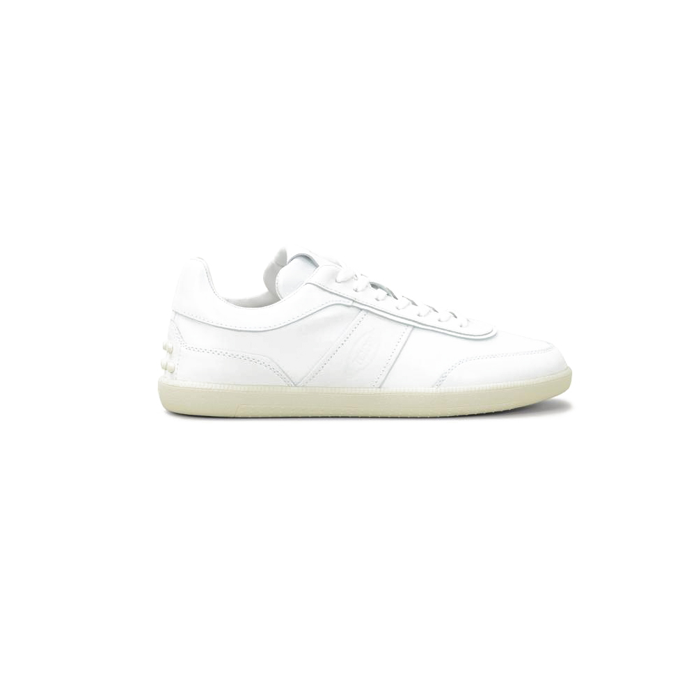 [17% 쿠폰] 토즈 탭스 레더 스니커즈 화이트([17% 쿠폰] Tod's Tabs Leather Sneakers White) - 2