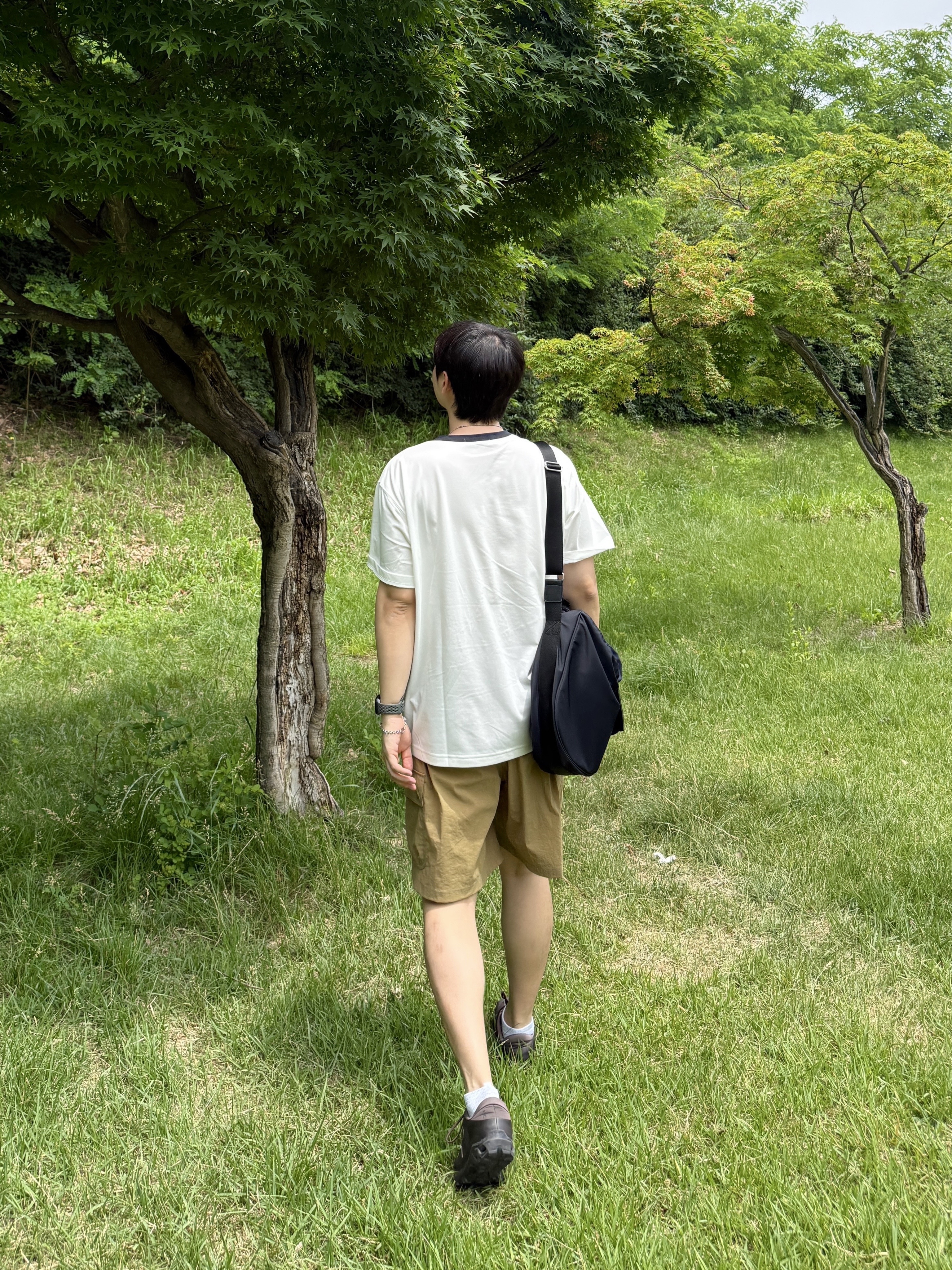 (W) On Running x Post Archive Faction (Paf) Cloudventure Peak Cacao Espresso, Apple Watch SE 2024 40mm GPS Silver Aluminium Case with Sport Band S/M Denim (Korean Ver.) 착용 스타일 - 2