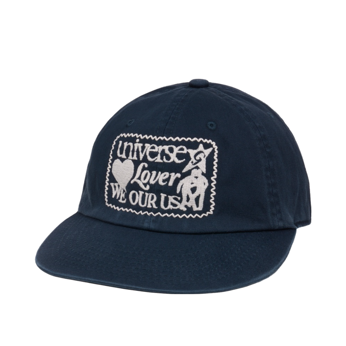 BUACAAS860NA UNIVERSE GARMENT Universe Lover Patch Washing Cap Navy