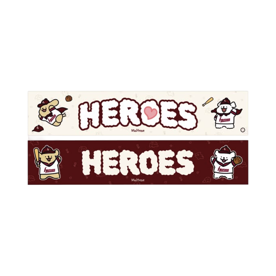 키움 히어로즈 x 몰티즈 응원 타월(Kiwoom Heroes x Maltese Cheering Towel)