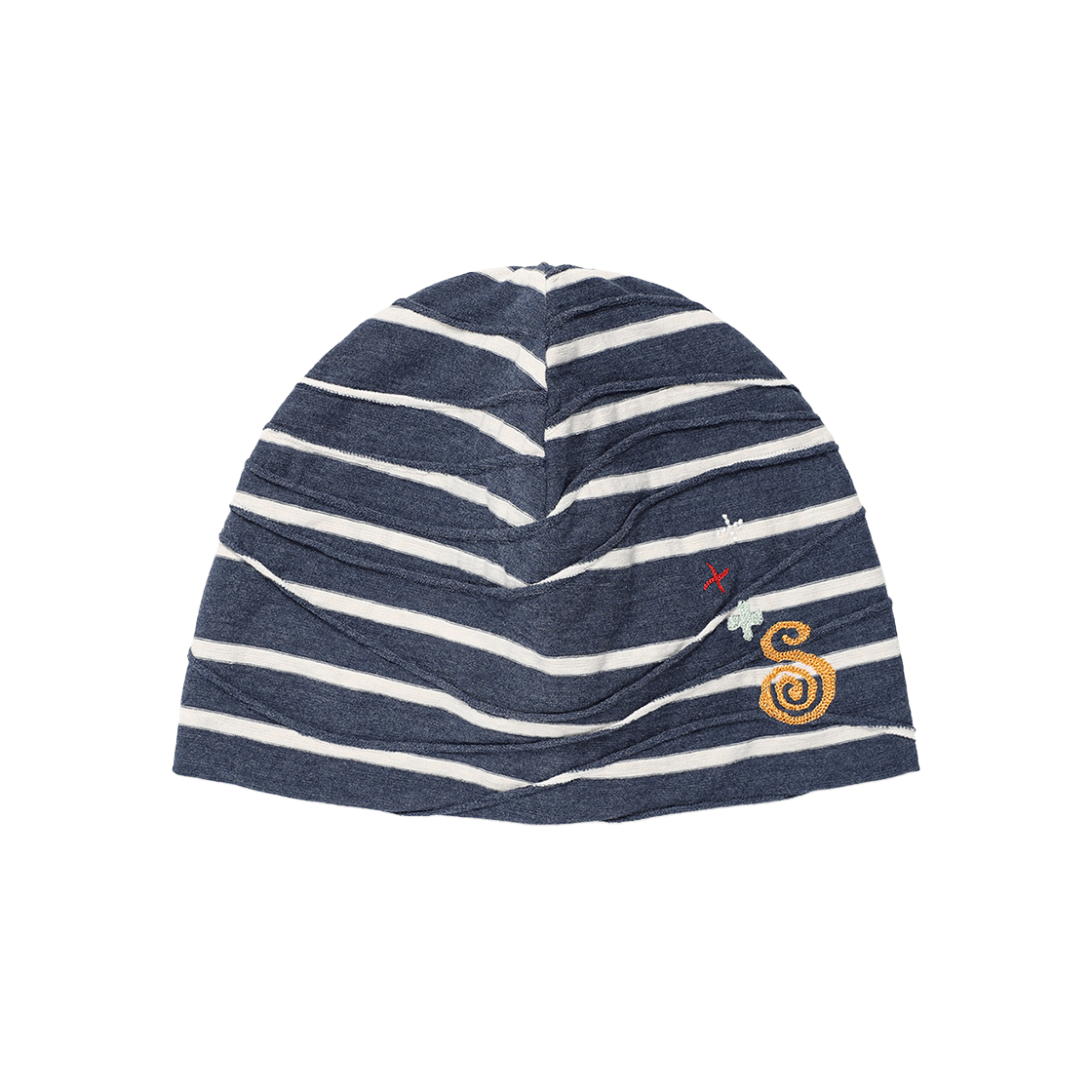 [KREAM 단독] 카비시 x 하현상 스트라이프 로고 비니 네이비([KREAM 단독] CAVISH × Ha Hyun Sang Striped Logo Beanie Navy)