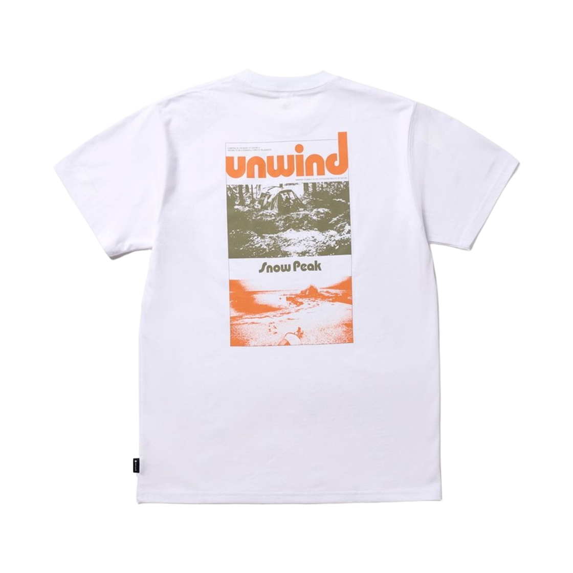 스노우 피크 언와인드 티셔츠 화이트(Snow Peak Unwind T-Shirt White)