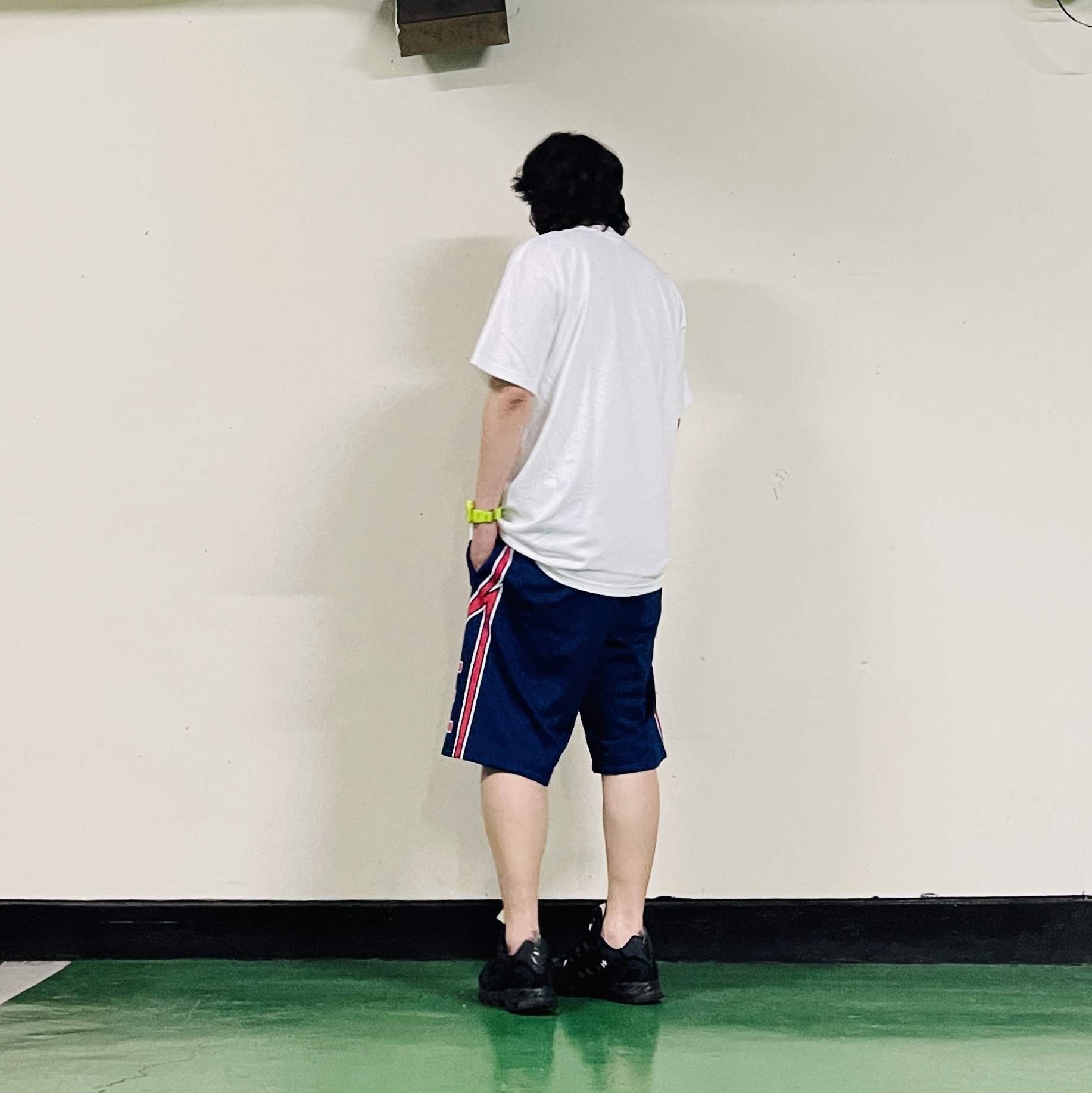 Adidas x Song for the Mute Shadowturf Core Black Night Grey, Palace Lightning Basketball Short Navy Red - 26SS 착용 스타일 - 6