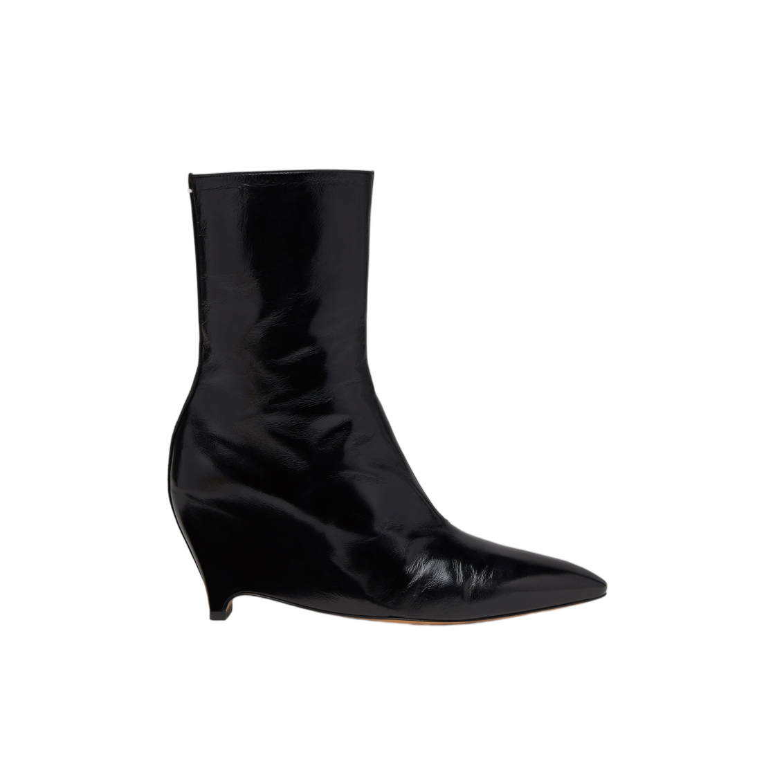 S58WU0447P7684T8013 (W) Maison Margiela Heel-Less Ankle Boot Black