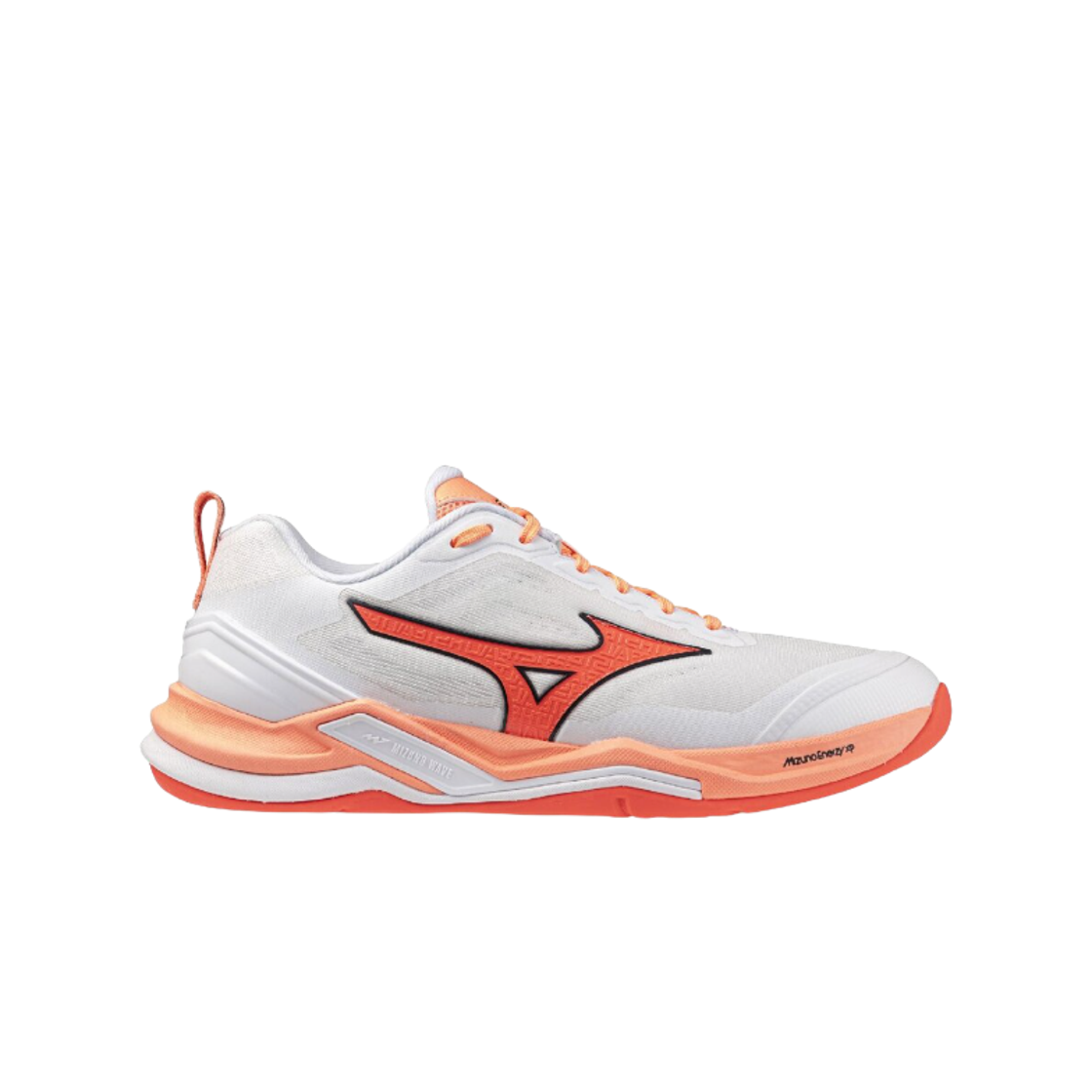 X1GA266080 Mizuno Wave Stealth Elite White Orange