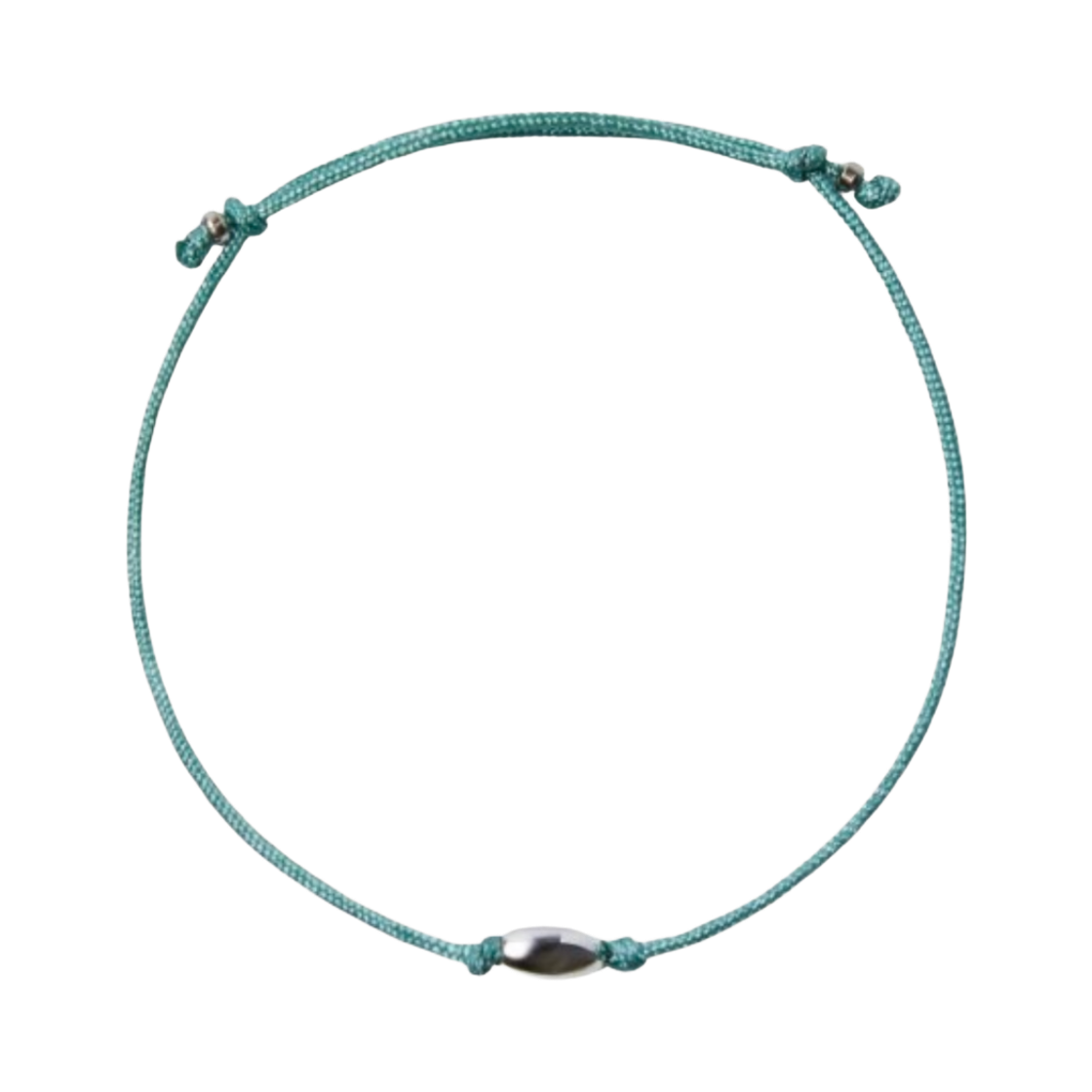 라피씬 쌀알 실팔찌 (제이드그린) (925 실버)(LA PISCINE Rice Line (Jade) (925 Silver))