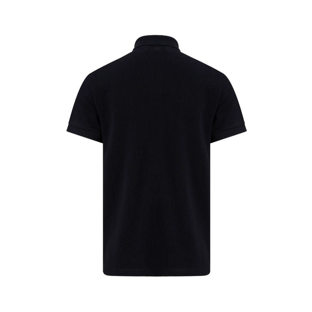 [17% 쿠폰] 아미 스몰 하트 로고 폴로 셔츠 블랙([17% 쿠폰] AMI de Coeur Polo Shirt Black) - 3