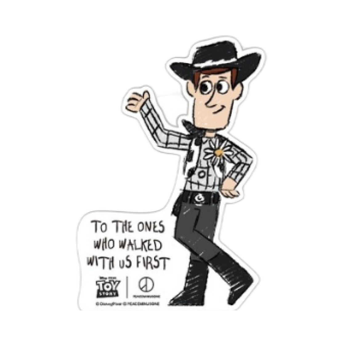- Peaceminusone x Toy Story The First Fan Reusable Sticker 05 A Ver.