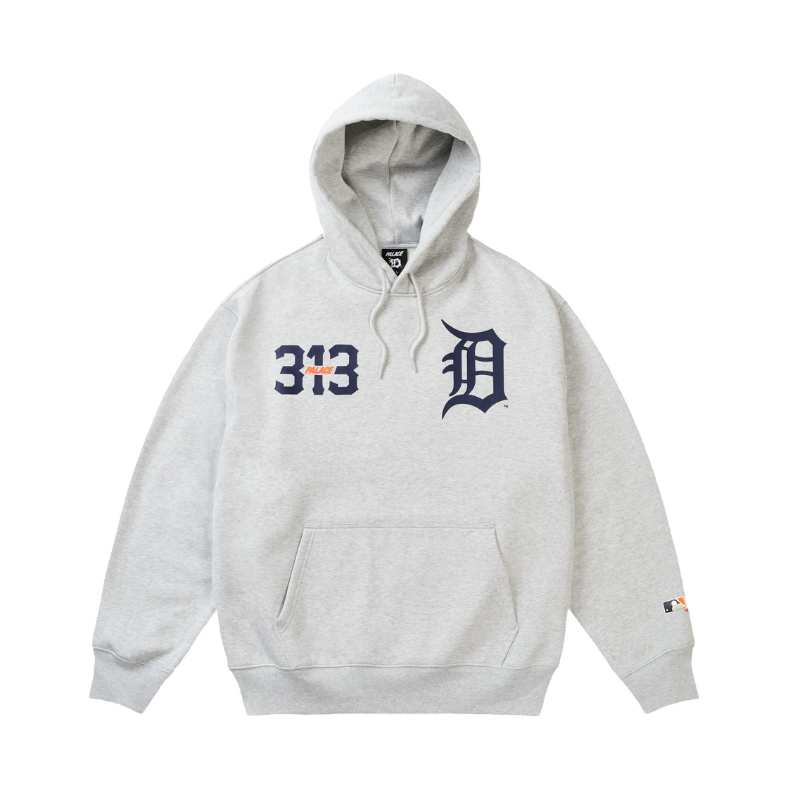 - Palace x Detroit Tigers Hood Grey Marl - 26SS