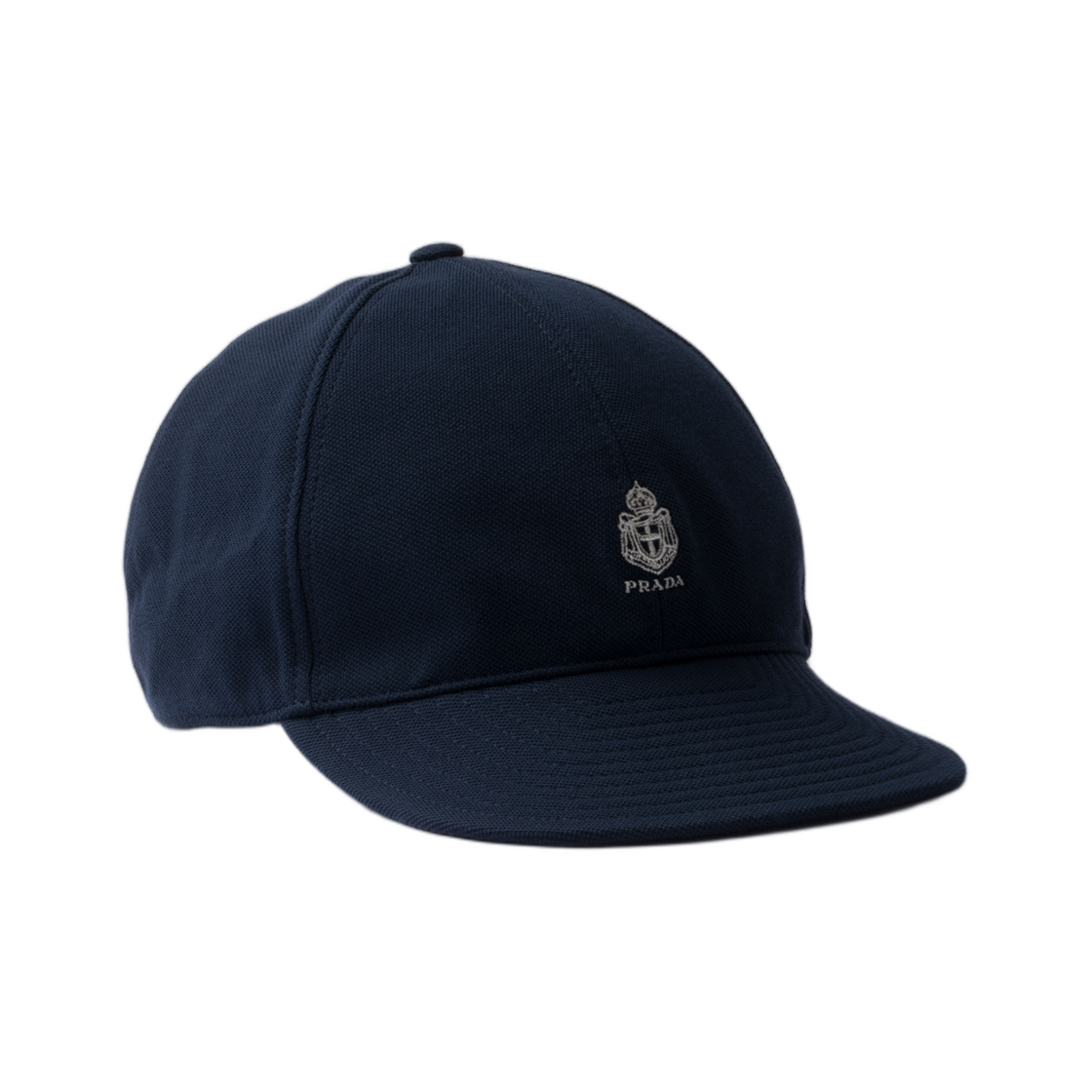 2HC504-19OV-F0008 Prada Old Pique Baseball Cap Navy