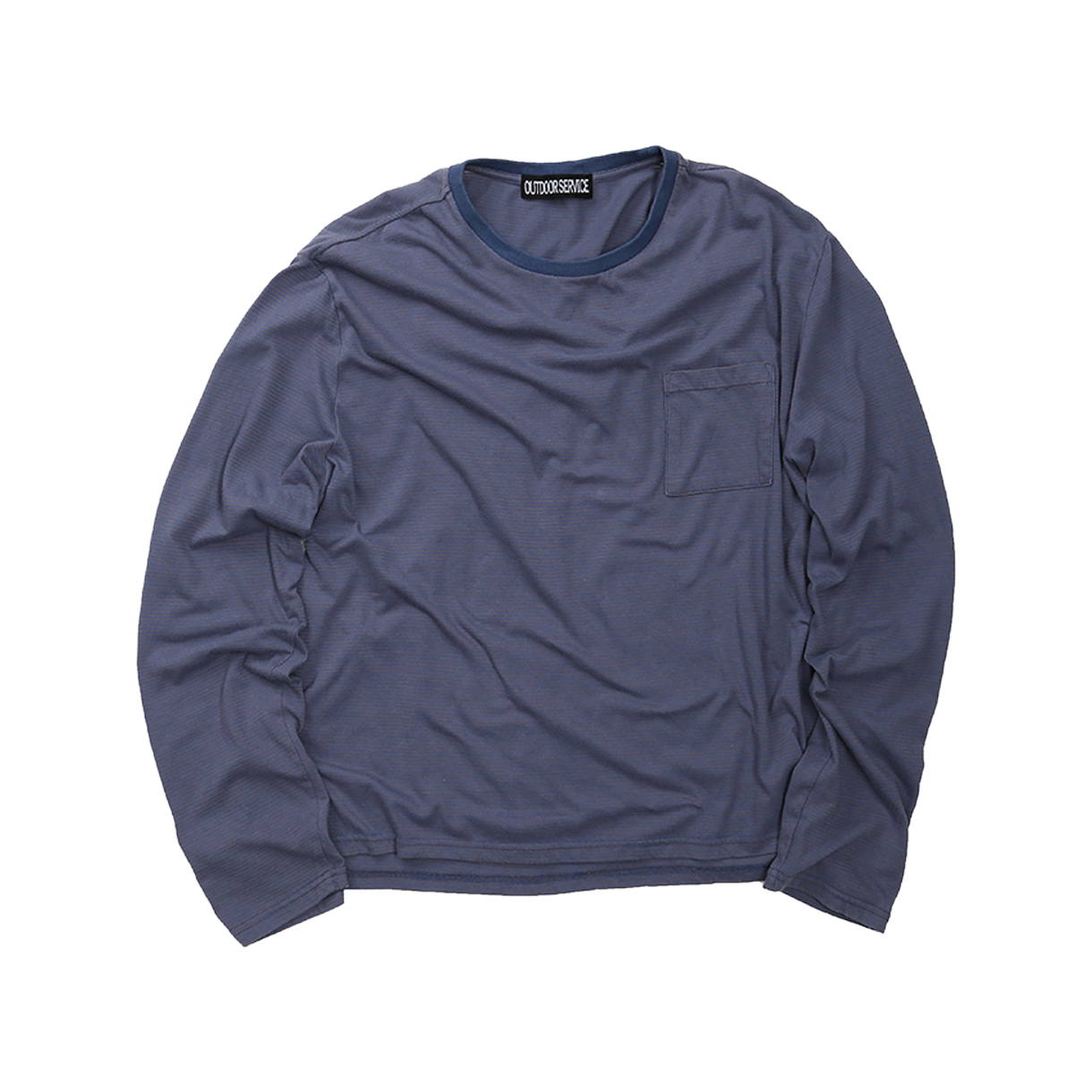 아웃도어서비스 마이크로 스트라이프 포켓 롱 슬리브 - 블루(OS Micro Stripe Pocket Long Sleeve - Blue)