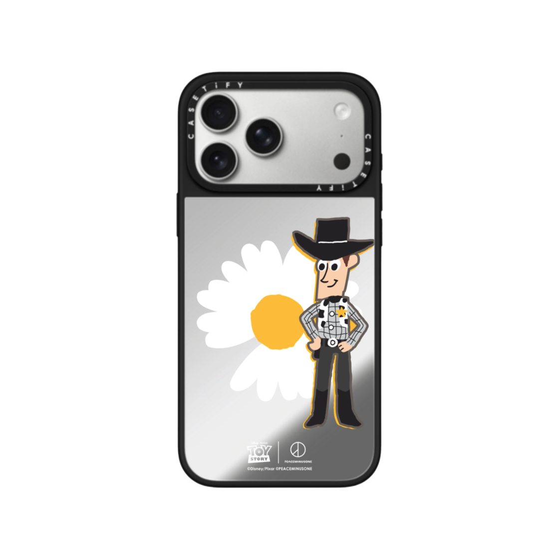 - Casetify x Peaceminusone x Toy Story The First Fan Symbol Woody Magsafe Mirror Case