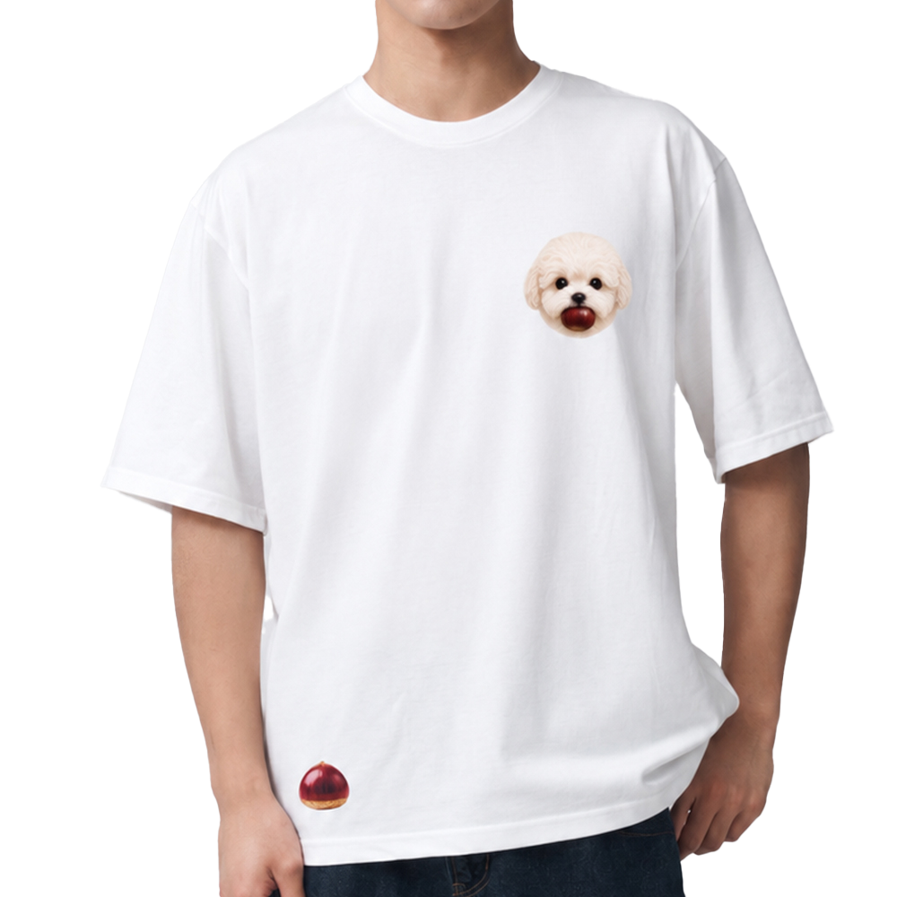댄꼼마 개밤티 반팔 티셔츠(DANCOMMA Gaebamti Short Sleeve T-Shirt) - 2