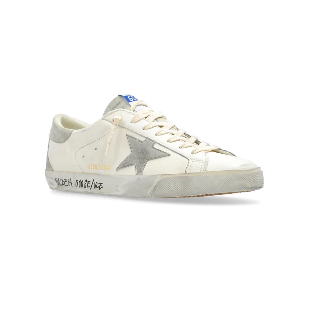 [17% 쿠폰] 골든구스 슈퍼스타 화이트 아이스 그레이탭 스니커즈([17% 쿠폰] Golden Goose Superstar White Ice Gray Heel Tab Sneakers) - 3