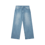 AKRYL Denim Boxy Pants Ice Wash - 26FW