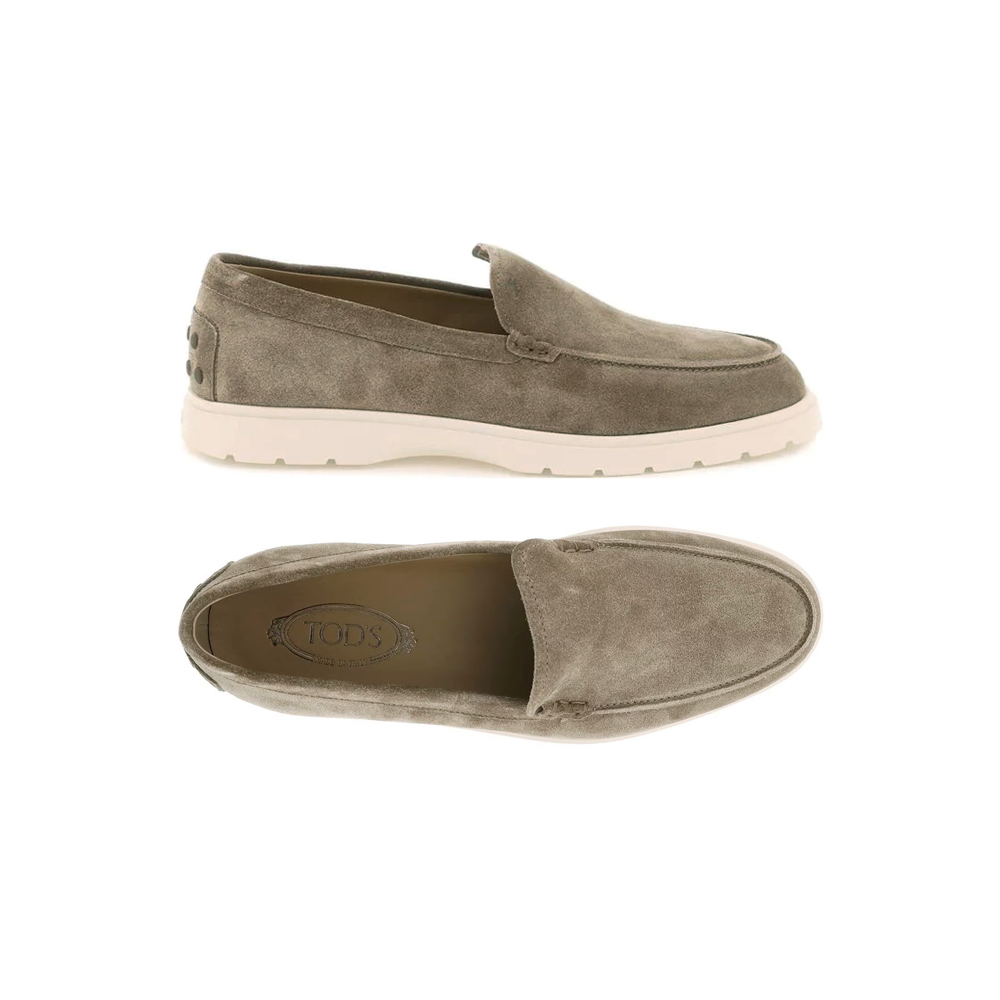 [17% 쿠폰] 토즈 스웨이드 슬리퍼 로퍼 베이지([17% 쿠폰] Tod's Suede Slipper Loafers Beige) - 2