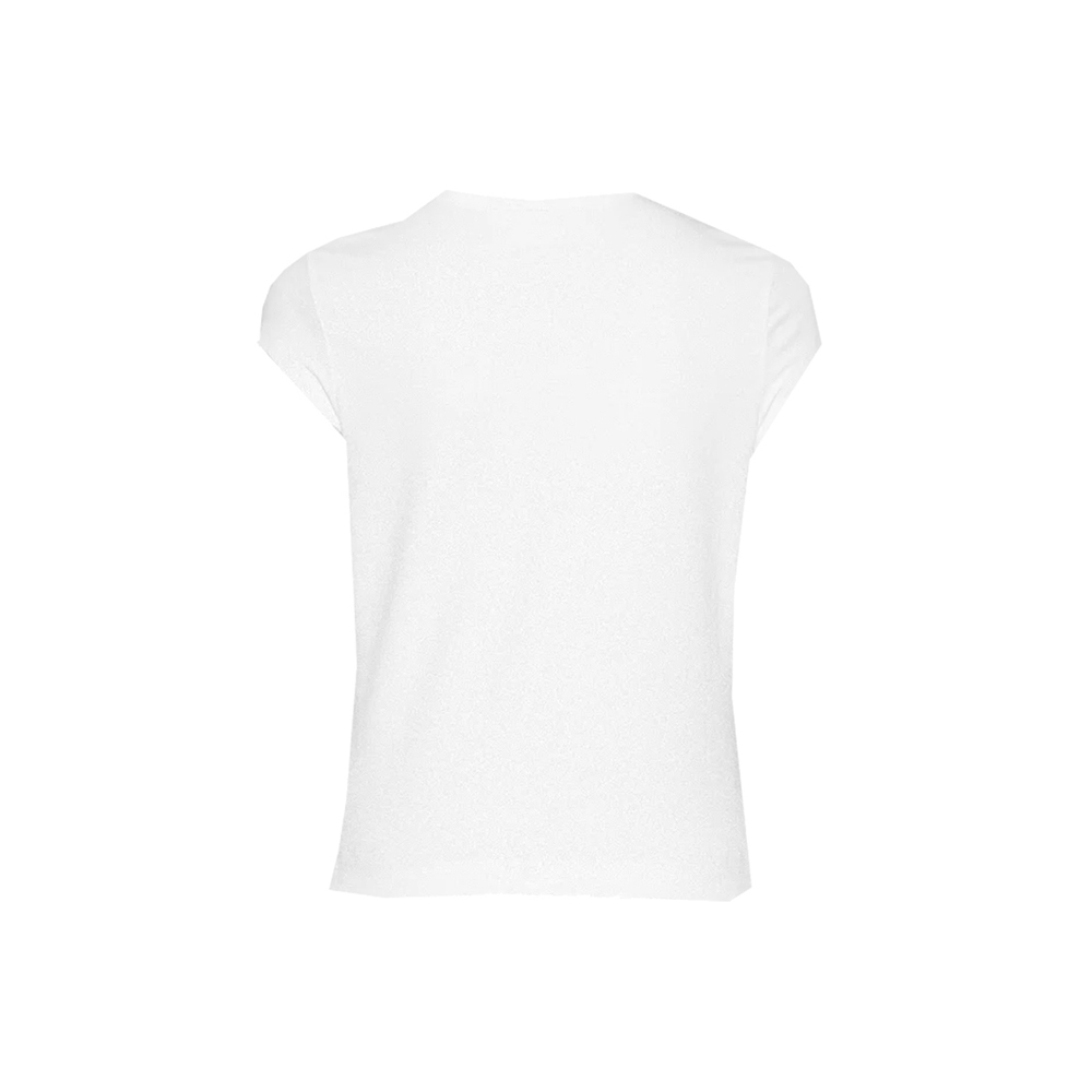 [17% 쿠폰] (W) 디젤 t-안지 피카부 로고 티셔츠 화이트([17% 쿠폰] (W) Diesel T-Angie Peekaboo Logo T-Shirt White) - 3