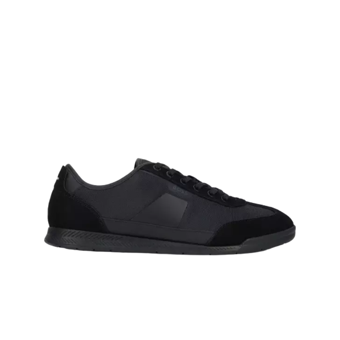 휴고 보스 스트럭처 트림 스니커즈 블랙(Hugo Boss Structured Trims Sneakers Black) - 1