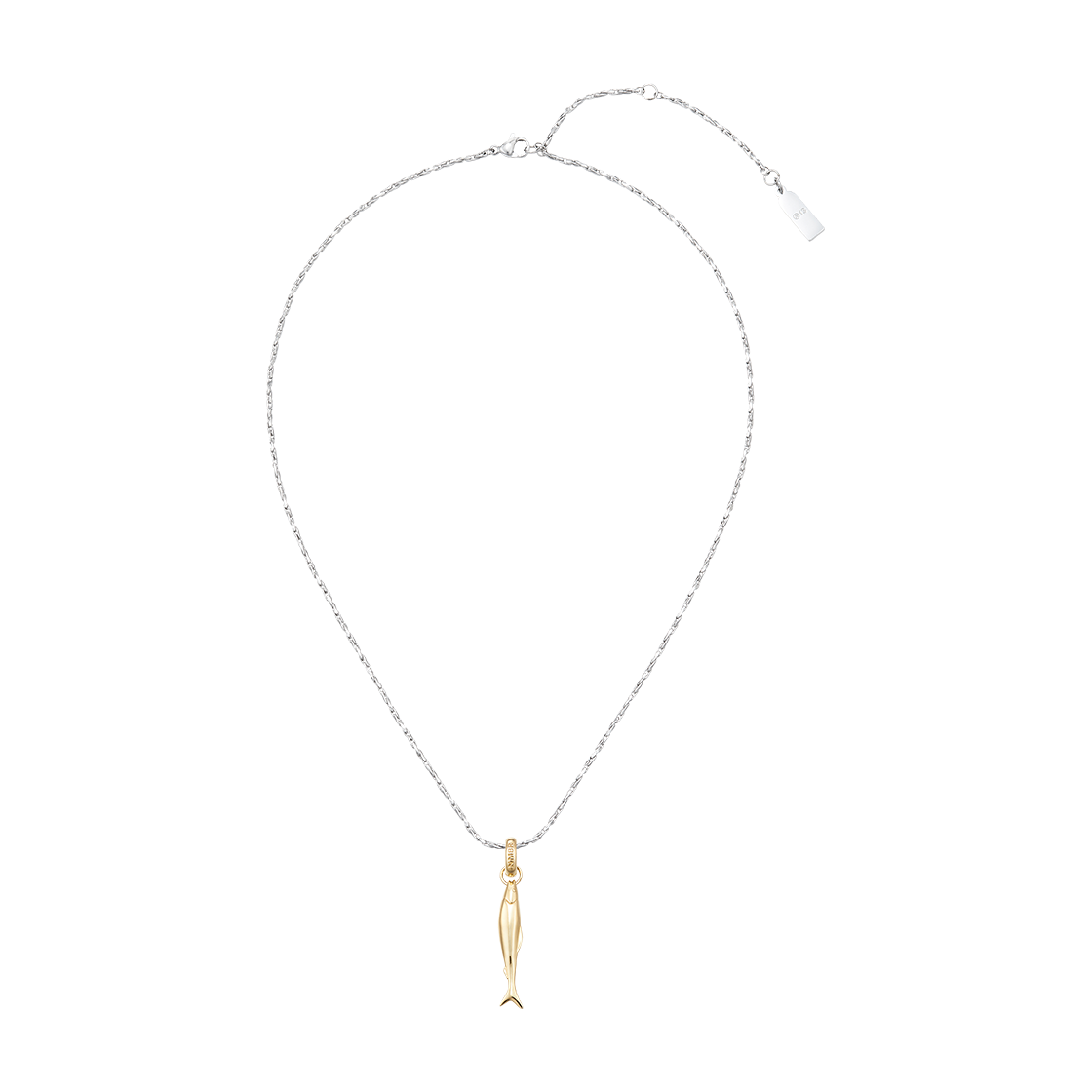 넘버링 #8001 (N) 피쉬 펜던트 네크리스 골드(NUMBERING #8001 (N) Fish Pendant Necklace Gold) - 1