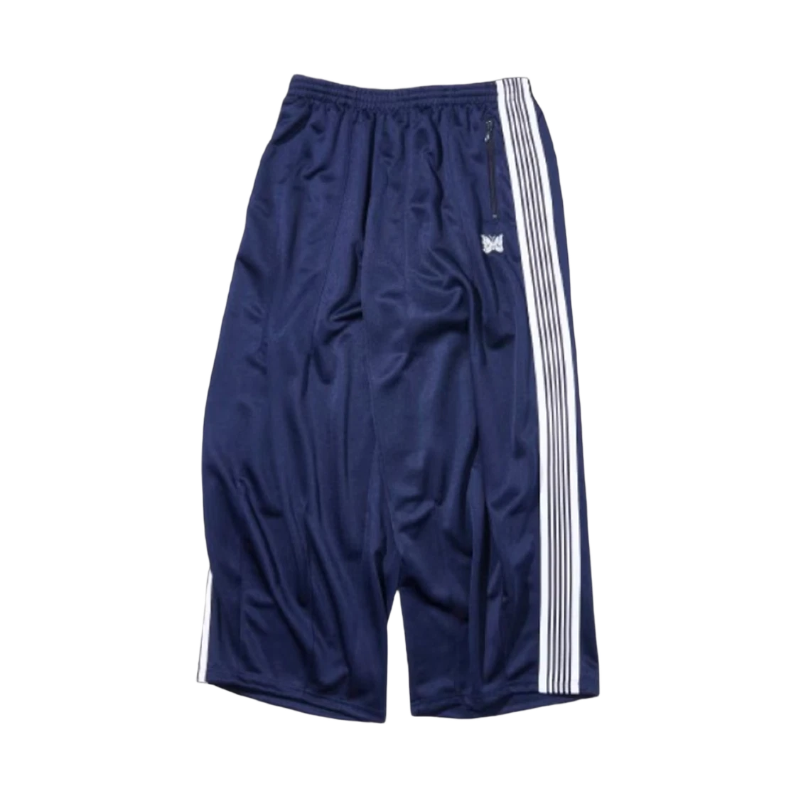 Needles Needles x Freak's Store H.D. Track Pants Poly Smooth Navy White · XS