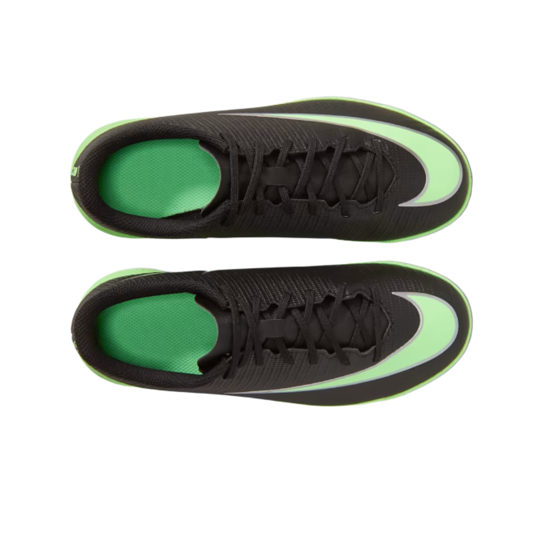(JR) 나이키 베이퍼 17 클럽 TF 블랙 일루젼 그린((JR) Nike Vapor 17 Club TF Black Illusion Green) - 2